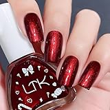 Perlrot Nagellack, Glänzender Schnelltrocknender Nagellack, Weinroter Nagellack mit Cremigem Finish, Langanhaltender Chip Resistant & Nagellack für DIY Nail Art Maniküre zu Hause Salon