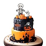 Zombie-Kuchenaufsatz für Mütter, Halloween-Kuchendekoration, Geist, Boo, Spinne, Kürbisse, Dekoration für kleine Hexe, Babyparty, Geburtstagsparty, Zubehör