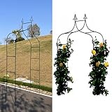 LYXXJRYBHD Metall-Gartenbogen, Pergola-Gartenlaube, Gartentor für Verschiedene Kletterpflanzen, für Hochzeiten, Garten Oder Partydekoration