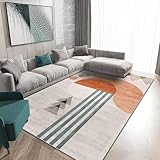 Einfaches Wohnzimmer Licht Luxus Große Fläche Teppich Wohnzimmer Dekoration Hause Teppich Schlafzimmer Decke Quadratische Weiche Badematte 200x290cm/79x114in