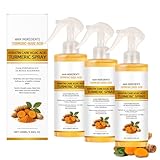 Peeling-Spray mit Kojisäure und Kurkuma, verbessert die Hautstruktur und macht sie glatter, Peeling-Spray für Körper und Gesicht, spendet Feuchtigkeit und glättet die Haut, für alle Hauttypen (3pcs)