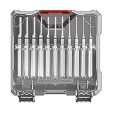 Real Avid Accu-Punch 11-teiliges Rollenstanzer-Set – Premium Stahlstanzer korrosionsbeständig in 3-Positionen-Aufbewahrungskoffer – Splintentreiber Set
