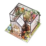 Miniatur-Set | 3D-Gewächshaus-Set für Zuhause, Basteldisplay für Bücherregal, Weihnachten, Teenager, Schlafzimmer, Zimmer, Erwachsene, Bibliothek, Halloween-Dekoration
