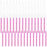 30 Stück Haarverlängerungsschlaufen-Nadeleinfädler, Drahthaken-Werkzeug und Perlen-Gerät, Schwarz/Rosa, Perleneinfädler, Haarverlängerungswerkzeuge mit Kunststoffgriff für Haare oder