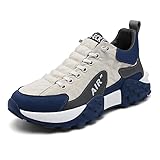 MEIION berlinwoch Herren Orthopädische Komfort Sneaker Orthopädische Komfort-Sneakers - Wasserdicht, Luftgepolstert, Ideal für Walking und Tennis - Neutrale Laufschuhe mit Komfortweite