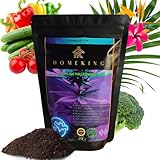 HOMEKING Premium Bio Volldünger - Organischer Grow Dünger 500g NPK 5-3-4 für prachtvolle Blüten mit Guano Wurmhumus - Obst Gemüse Indoor & Outdoor calmag