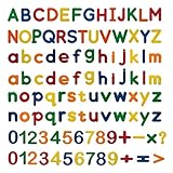 Magnetische Buchstaben und Zahlen für Kinder, 105 Stück Magnetbuchstaben Lernspielzeug, Magnete Spiel Aufkleber für Magnettafel/Letterboard/Kühlschrank, Alphabet ABC Lernen & Pädagogisches Spielzeug