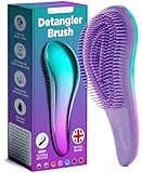 Haarbürste ohne Ziepen | Die Perfekte Detangler-Bürste für Locken, Glattes, Dickes, Dünnes Haar | Haarbürste für Kinder und Damen - Lily England Entwirrbürste für Lange Haare und Kurze (Ombre)