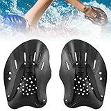 1 Paar Paddles Schwimmen,Schwimmpaddels Hand,Schwimmhilfe Erwachsene,Handpaddel Schwimmen,Hand Paddles Schwimmen,Fingerpaddles,Schwimm Paddles,Handpaddel zum Schwimmen,für Erwachsene,Unisex