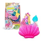 INKEE GALUPY MERMAID | Meerjungfrau Badekugel mit Überraschung, Kinder Badebombe in Muschelform mit Meerjungfrau Figuren & Zuckerwatte Aroma