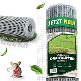 HOCHBEETHELDEN Wühlmausgitter |5 x 0,5m| für Hochbeete aus rostfreien feuerverzinkten feinmaschigen Drahtgitter Hasendraht mit 6,3 mm Maschenweite | Kaninchendraht aus 0,55 mm Drahtgeflecht