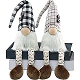 Gehydy 2er Set Kaffee Wichtel Frühling Sommer Wichtel Figuren Dekoration Frühlingdeko Bauernhaus Decorations Zubehör für Home Küche