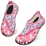 Crova Badeschuhe Kinder Baby Wasserschuhe Schwimmschuhe Aquaschuhe Schnelltrocknende rutschfest Barfuss Schuh für Kinder Baby Pool Beach