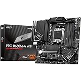 MSI PRO B650M-A WiFi Mainboard, Micro-ATX - Unterstützt AMD Ryzen 7000 Serie Prozessoren, AM5 - DDR5 Memory Boost 6400+MHz/OC, 2 x PCIe 4.0 x16, 2 x M.2 Gen4, Wi-Fi 6E
