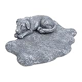 BUGUUYO Hundedenkmal hundegrabstein Dog Statue Tiergedenkstein mit Gravur Hundeurnen für Asche Grabstein zum Gedenken an Haustiere Grabsteine ​​für Grabsteine ​​für Haustiere Harz