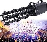 Konfetti-Maschine mit LED-Lichtern – Handfeuerwerk mit 6 Köpfen für Party und DJ-Show, 8–10 m Strahlentfernung, Spezialeffekte, Bühnensteuerung