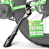 RBRL Fahrradständer 24-29 Zoll, Höhenverstellbarer Aluminium Seitenständer mit Rutschfestem Fuß, Fahrrad ständer für Mountainbike, Rennrad, E-Bike und Cityrad, Extra Stabil bis 45 kg Belastung