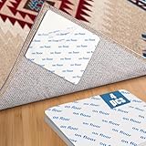 4 Stück Teppichgreifer Antirutschmatte,Teppich Greifer,für Parkettboden Fliesen Waschbarer Wiederverwendbarer Rutschmatte Teppich Anti Rutsch Anti Curling 10x10cm