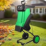 Häcksler Zum Leistungsstarken Häckseln Von Gartenabfällen Leisehäcksler 2400 W Max. 40 Mm Aststärke Elektrisch 50 L Auffangbeutel Walzenhäcksler Gartenhäcksler Schredder