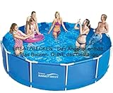Summer Waves Fast Set Quick Up Pool Swimming Pool Familien Schwimmbad - ohne Filterpumpe (Frame Pool Ø 366x84cm)