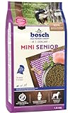bosch HPC Mini Senior | Hundetrockenfutter für ältere Hunde kleiner Rassen (bis 15 kg) | 1 x 2.5 kg