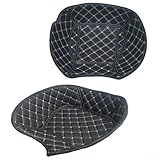 babominimer SH29 Heckkastenauskleidung Kofferraummatte für 23/36 Seitenbox, obere und untere Schutzmatte mit rutschfestem, langlebigem PU-Material, für leicht zu reinigendes Motorrad