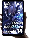ALLDOCUBE Android 14 Tablet, Tablet Gaming 8.4 Zoll G99 iPlay 60 Mini Pro mit 2 Lautsprecher, 16GB RAM 256GB ROM, Tablet FHD 1920x1200,Widevine L1, 6050mAh, 5MP/13MP,4G LTE, 6-Achsen-Gyroskop