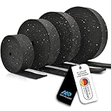 My Plast® Terrassenpads Rolle [10 Meter x 50mm x 10mm] Gummigranulat-Rolle - Bautenschutzmatte Unterlage | Trittschalldämmung & Zuschnitt | für Terrassenbau, WPC & Balkon