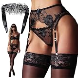 IJHYGD StrapsgüRtel Breit Strapshalter Schwarz Strumpfhalter Strapse FüR Damen Strapsen Halter StrapsgüRtel Schwarz Strapse Schwarz Dessous Strapse Halterlose StrüMpfe 1pcs Einer Augenmaske