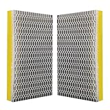 Generisch Aquarium Filtermedienmatte, 2er-Set Filtermatten für Aquarien, Aquariumzubehör Mit Flexibler Rollenfiltermatte Für Süßwasser, Salzwasser, Teiche & Reptilienbecken