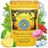 Yerba Mate Green Tereré 500g – Yerba Mate-Tee aus Brasilien, Frisch & zitronig mit Minze - Zitronengras, Hibiskus & Moringa, ideal für kalten Sommer - vegan
