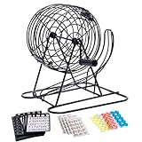 Familienbingospiel – Bingo-Set, Karten und Chips für das Brettspiel | Ideale Unterhaltung für Gruppenpartys, Bürospaß, Schulaktivitäten, Geburtstagsfeiern
