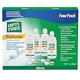 Opti-Free Replenish Kontaktlinsen-Pflegemittel, Systempack, 4 x 300 ml