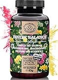 INNERE BALANCE® Johanniskraut Baldrian Passionsblume Kapseln hochdosiert - WICHTIG: Laborgeprüfter Komplex mit Hypericin, Hyperforin, Folsäure & Vitamin B12-120 Stk- SCHEUNENGUT®