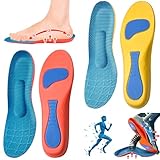 2 Paar Orthopädische Einlegesohlen, Comfysole Fersensporn Einlagen für Ballenzeh Plantarfasziitis Herren Damen, zur Unterstützung des Fußgewölbes, Fußschmerzen