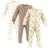 Hudson Baby Unisex Baby Cotton Baumwolle Sleep and Play Brave Lion Newborn, Tapferer Löwe, Neugeborene (3er Pack)