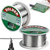 Lötzinn Bleihaltig,Lötzinn Mit Flussmittel,1mm 100g Bleifreies Lot Mit Kolophonium Kern,für Die Reparatur,Den Heimwerker Von,Elektronischen Elektrischen Lötkomponenten