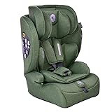 Lorelli Auto Kindersitz 9-36kg Adventure i-Size 76-150 cm, mitwachsender Autositz für Kinder, Babysitz, Autokindersitz, Einstellbare Kopfstütze, 5-Punkt-Sicherheitsgurt, hellgrün