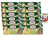STAR Il Mio Dado Vegetale Gemüsebrühe Würfel 12x100g (120 Würfel) glutenfrei laktosefrei ohne Konservierungsstoffe Vorratspack italienische Küche + Italian Gourmet polpa