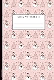 Notizbuch Winter: Schneemänner und Weihnachtsbäume auf Notizheft A5 liniert Motiv Schneemann Buch für Notizen Geschenk für Adventskalender zum Nikolaus und Wichteln schön als Schulheft und Tagebuch