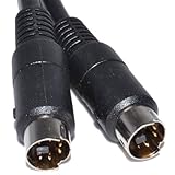 6 Polig Mini DIN Stecker Zum 6 Polig Mini DIN Stecker Audio Video Kabel 1,5 m [1.5 Meter]