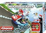 Carrera 20062491 GO!!! Nintendo Mario Kart 8 Rennstrecken-Set | 4,9m elektrische Carrerabahn mit Mario & Luigi Spielzeugautos | mit 2 Handreglern & Streckenteilen | Spielzeug für Kinder ab 6 Jahren