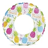 Intex Kinder Lively Print Swim Rings Lively Print Swim Rings, Pink Octopus/Coral Reef Fish/Realistic Starfish, 51, 59230NP