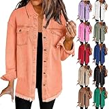 Generisch Sweatjacke Damen Hoodie Baumwoll Zipper Sweatshirtjackes Pullover Long Kapuzenpullover mit Kapuze Freizeit Sport Langarmshirts Reißverschluss Mantel Oversize Pullover