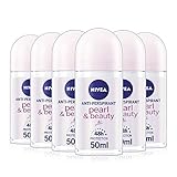 NIVEA Deo Pearl & Beauty Roll On Pack of 6