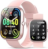 taopodo Smartwatch Damen, 1,91' HD Touch Smart Watch mit Telefonfunktion, 115+Sportmodi Sportuhr, IP68 Fitness Tracker mit Herzfrequenz SpO2 Schlafmonitor Schrittzähler für Android iOS (Rose Gold)