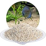 Schicker Mineral – 25 kg Aquariumkies Beige – grober Aquariumsand gewaschen & ungefärbt – kantengerundeter Bodengrund Kies für Süßwasseraquarien & Meerwasseraquarien (Ø Körnung: 2,0-3,15 mm)