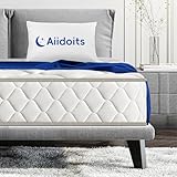 Aiidoits Matratze 140x200 cm Taschenfederkernmatratze 7 Zonen Härtegrad H3 Oeko-TEX Zertifiziert 22cm hoch mit abnehmbarem waschbarem Baumwollbezug Matratz für Kinder und Erwachsene