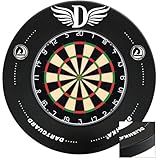 Dartscheibe Dart ZubehöR-Dart Surround Eva T:2.5cm,Dartscheibe Schutzring FüR Verpasste WüRfe,Einfache Montage FüR Zuhause&Outdoor,Verhindern WandschäDen Mit Der Dartscheibe Surround Ring.(Motiv)
