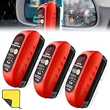 Audasi 3Pcs Ölabweisende Folie Für Autoscheiben Scheibenversiegelung Auto Autoglas Ölfilm Fleckenentferner mit Waschlappen Autoscheiben Reiniger 120ml Einfaches Wiederherstellen Der Glasklarheit